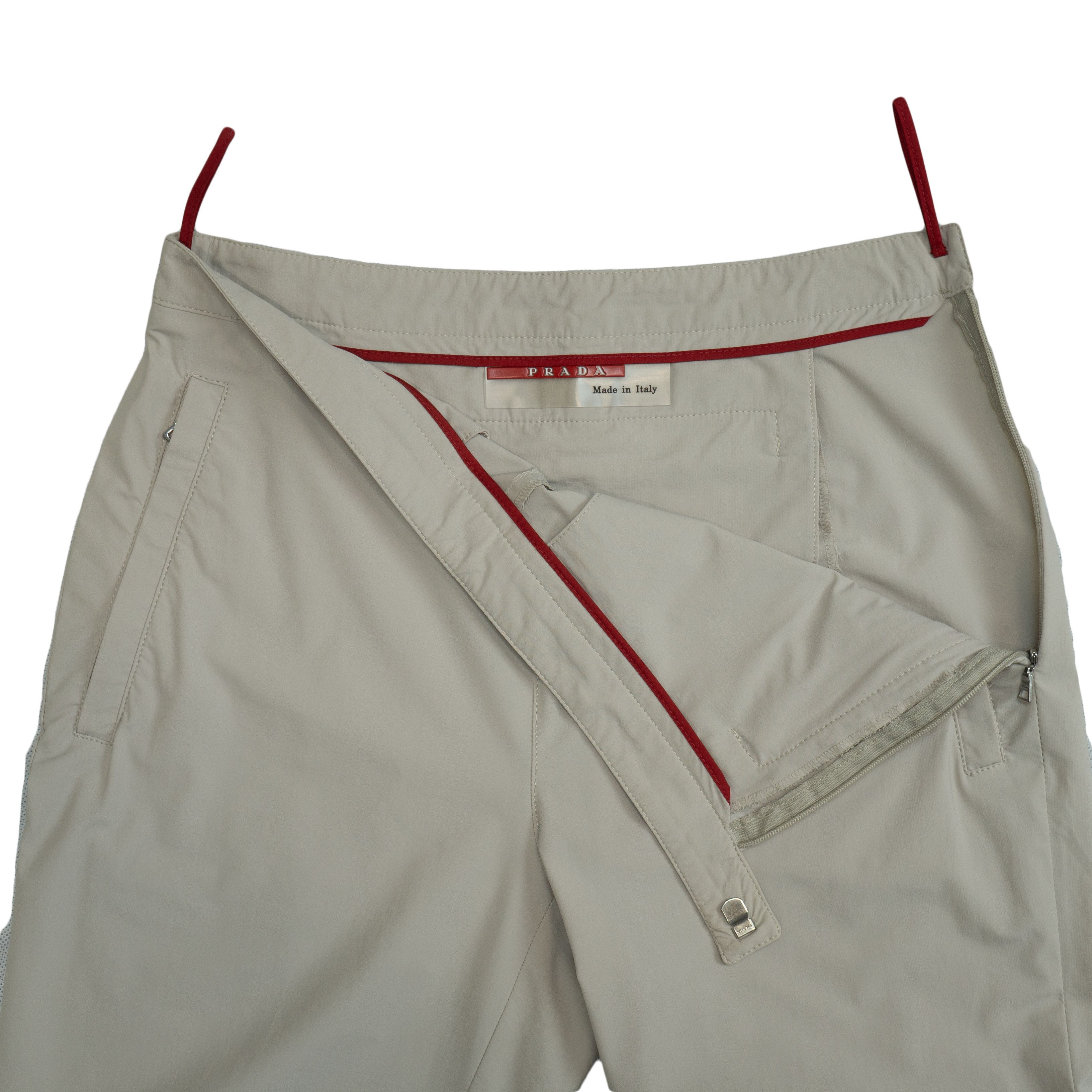 Prada PRADA Beige Elastic Women Pants Size 26" / US 2 / IT 38 - 6 Thumbnail