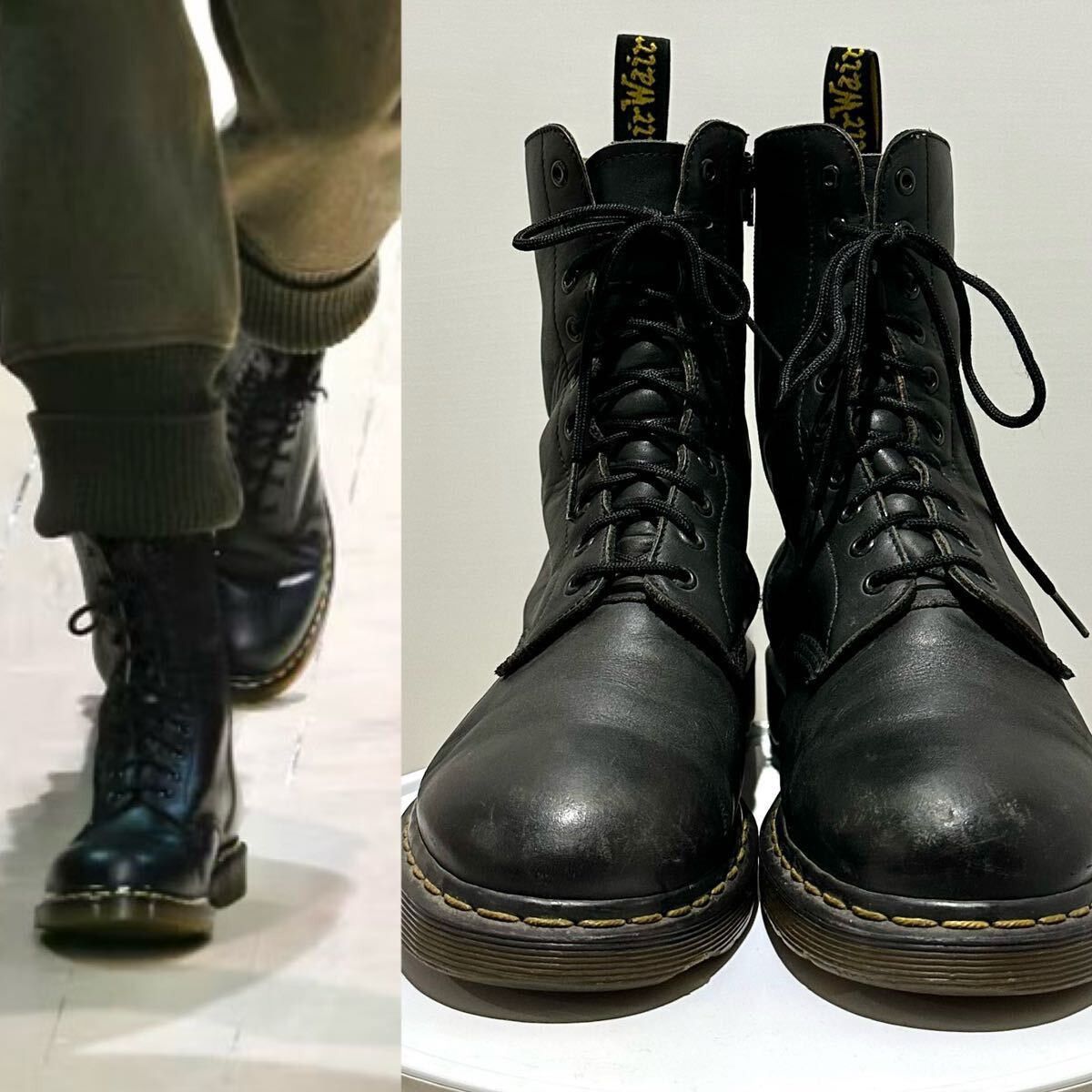Dr. Martens × Yohji Yamamoto 2007 AW - 10 eye boot | Grailed
