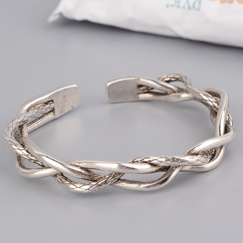 Jewelry Creative Hollow Wavy Twist Bracelet Size ONE SIZE - 3 Thumbnail