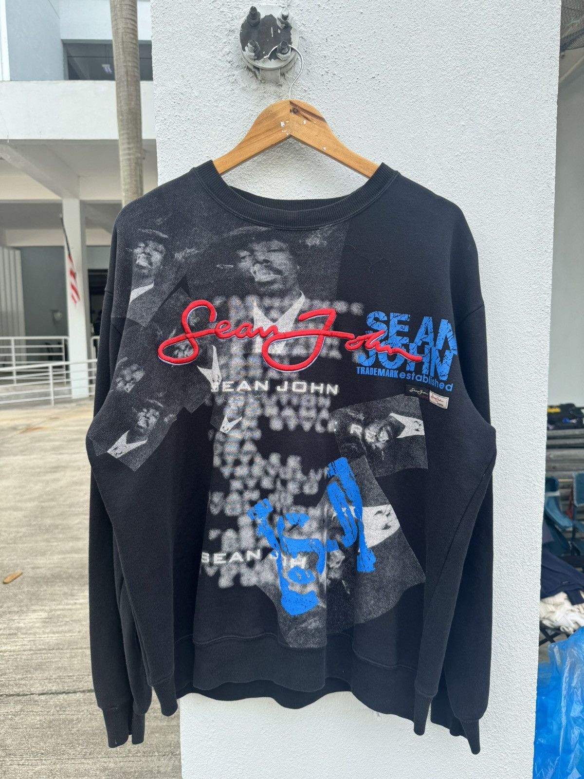 Sean John × Vintage Vintage Y2K Sean John Sweatshirt Size US XL / EU 56 / 4 - 1 Thumbnail