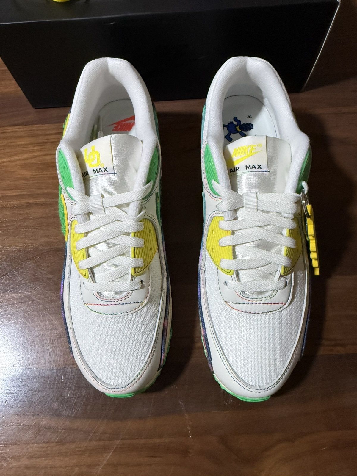 Nike GRATEFUL DEAD X UNIVERSITY OREGON AIR MAX 90 GRATEFUL DUCKS Size US 12 / EU 45 - 4 Thumbnail