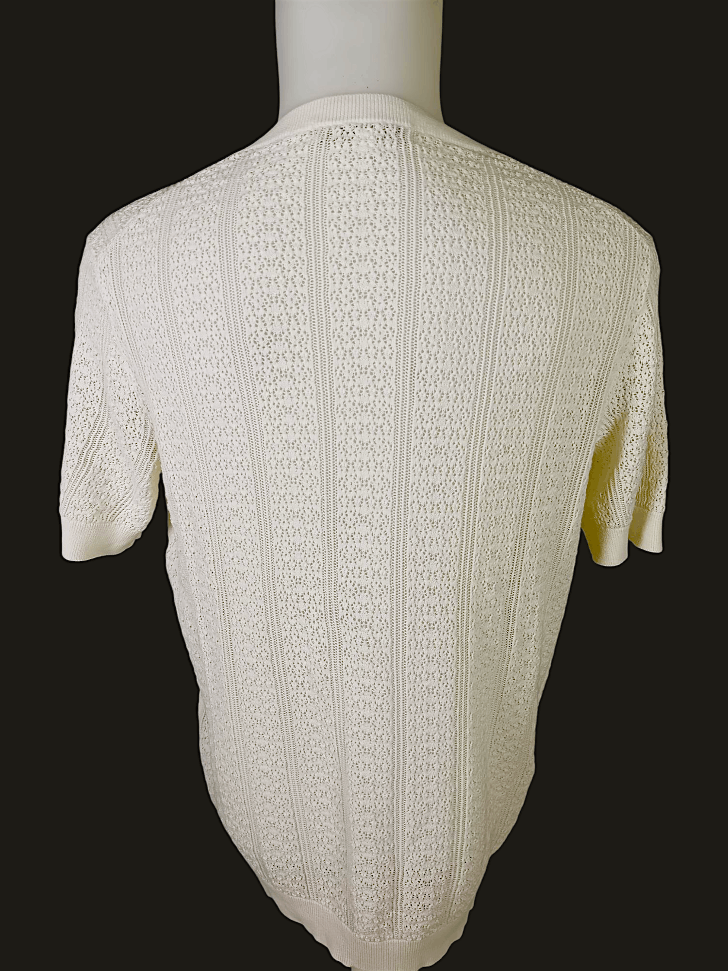 Designer × Uniqlo INES DE LA FRESSAGE X UNIQLO Mesh Knit TShirt Size XXL / US 16-18 / IT 52-54 - 2 Thumbnail