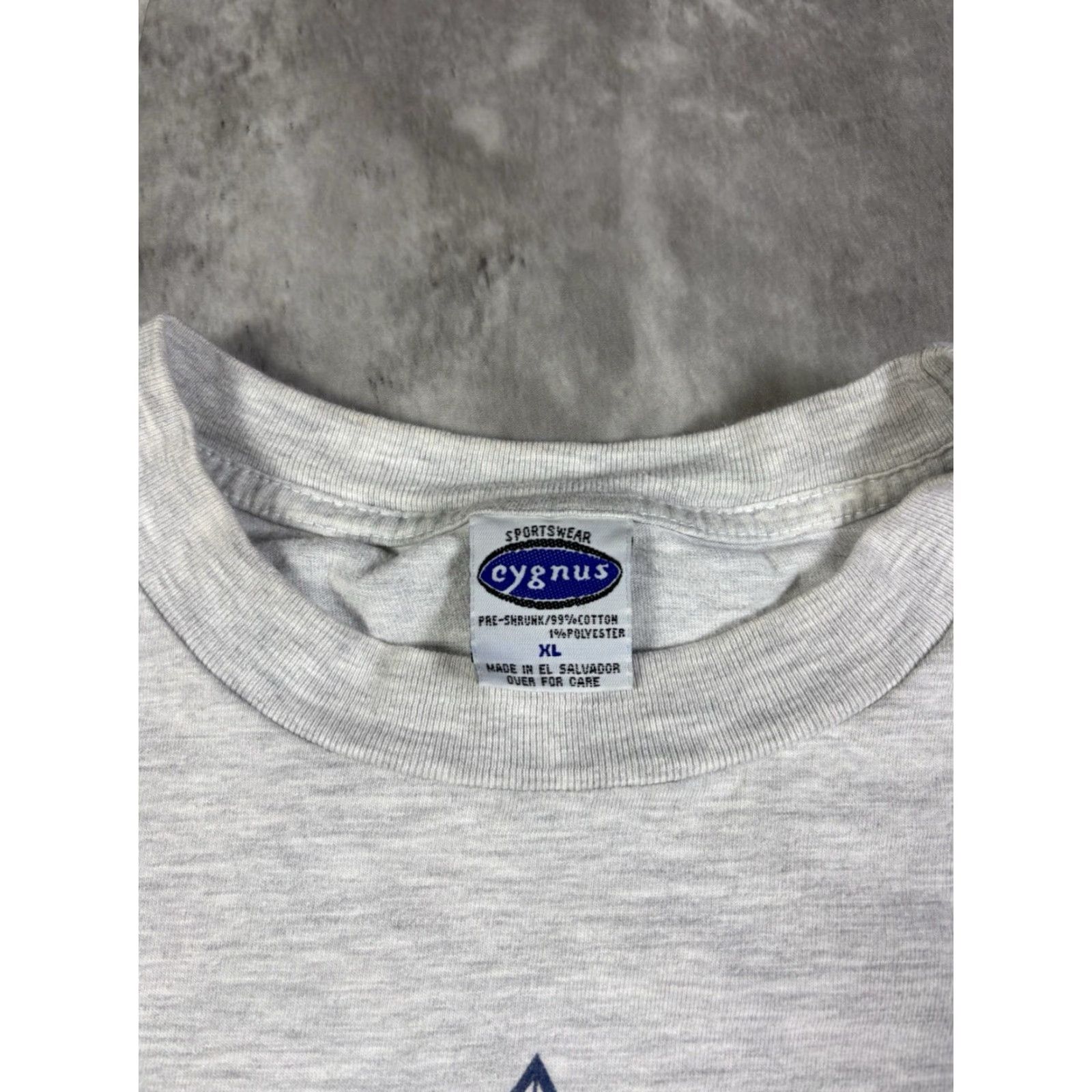 Industrie VINTAGE 90s Teabag Industries I Think I Broke My Liver Funny T Shirt XL Gray Cotton Crew Neck Short Sleeve Men’s Cygnus Graphic Print Size US XL / EU 56 / 4 - 6 Thumbnail