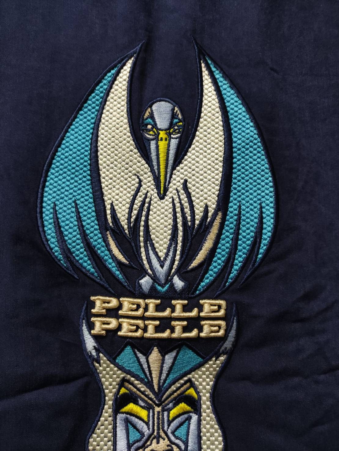Marc Buchanan Vtg 00's Pelle Pelle " Totem Pole " Embroidery Shirts Size US XL / EU 56 / 4 - 11 Thumbnail