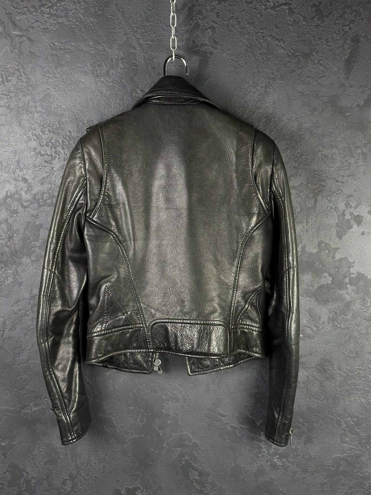 Balenciaga Balenciaga Vintage Biker Leather Jacket Size S / US 4 / IT 40 - 4 Thumbnail
