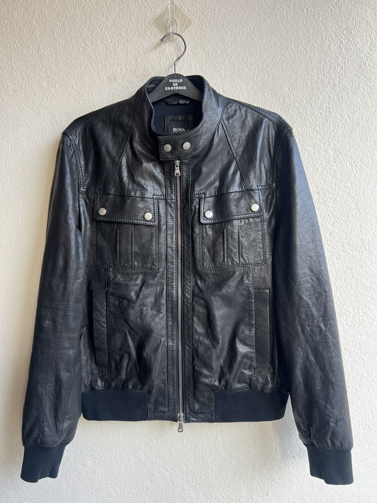 ジャケット・アウター BOSS Italian Lamb Nappa Leather BOSS Italian Lamb Nappa Leather