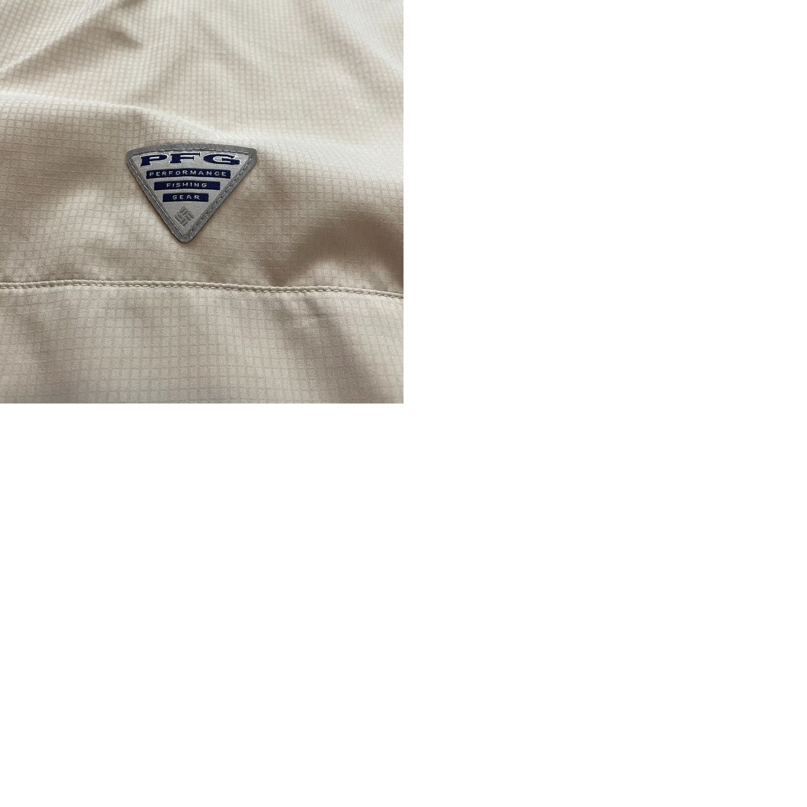 Logo 7 Columbia PFG Button Up Shirt Mens 2XL Beige Short Sleeve Omni-Shade Outdoor Logo Shirt Size US XXL / EU 58 / 5 - 9 Thumbnail