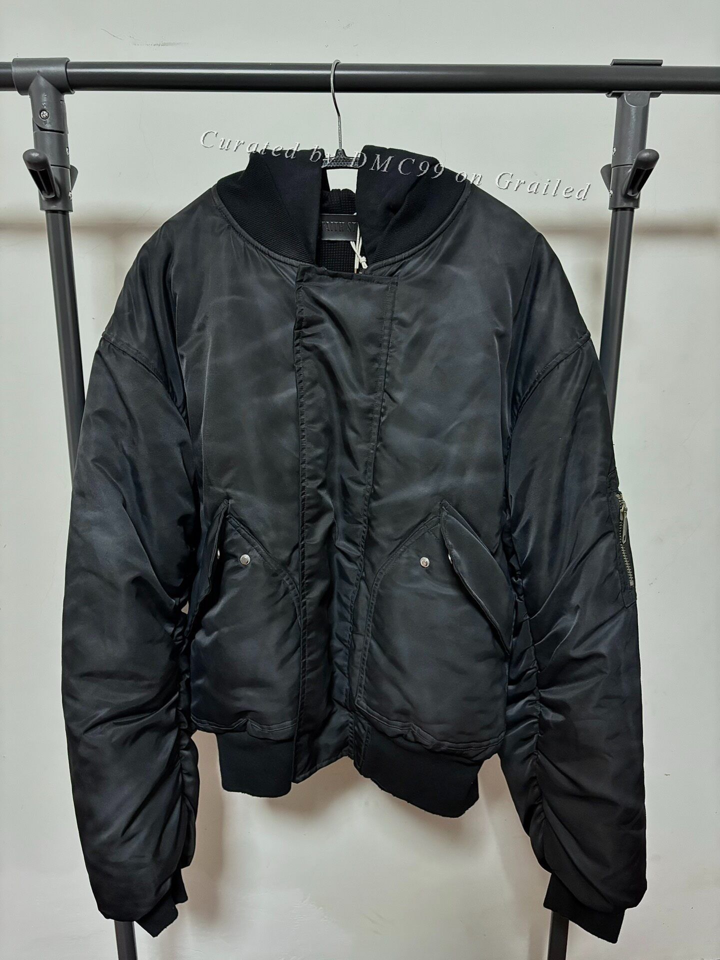 No Faith Studios No Faith Studio Bomber Back Pocket Zip Jacket