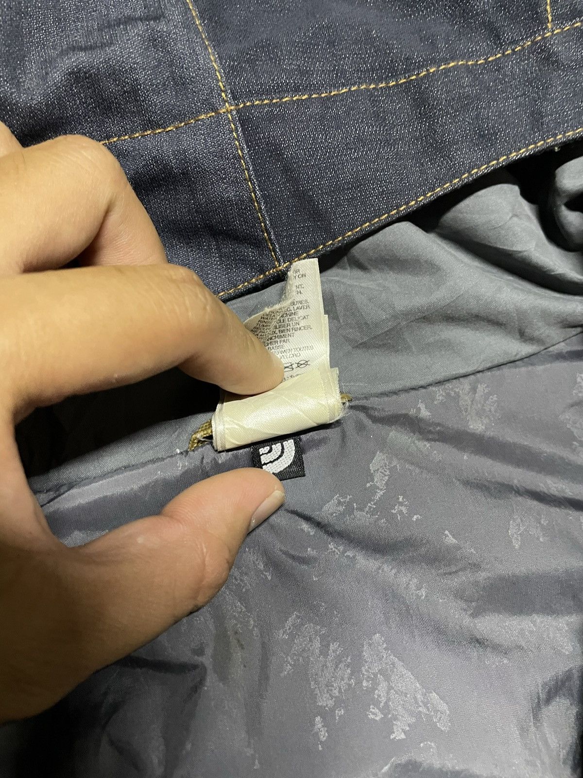 The North Face The North Face Hyvent Denim Outdoor gropcore jacket Size US XL / EU 56 / 4 - 7 Thumbnail