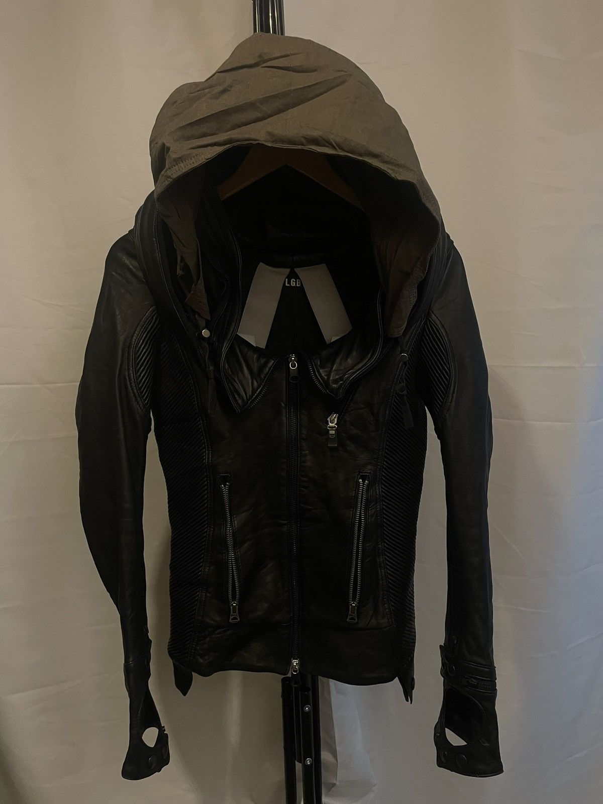 Le Grande Bleu (L.G.B.) L.G.B BONO-9 leather jacket Size US XS / EU 42 / 0 - 17 Thumbnail