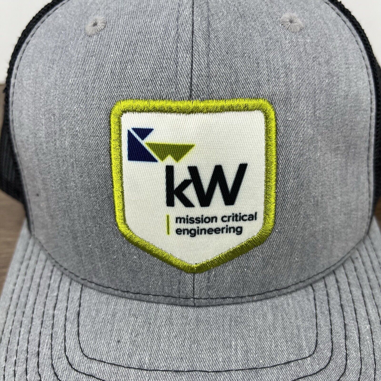 Other KW Mission Critical Engineering Snapback Hat Gray Hat Adjust Size ONE SIZE - 8 Thumbnail