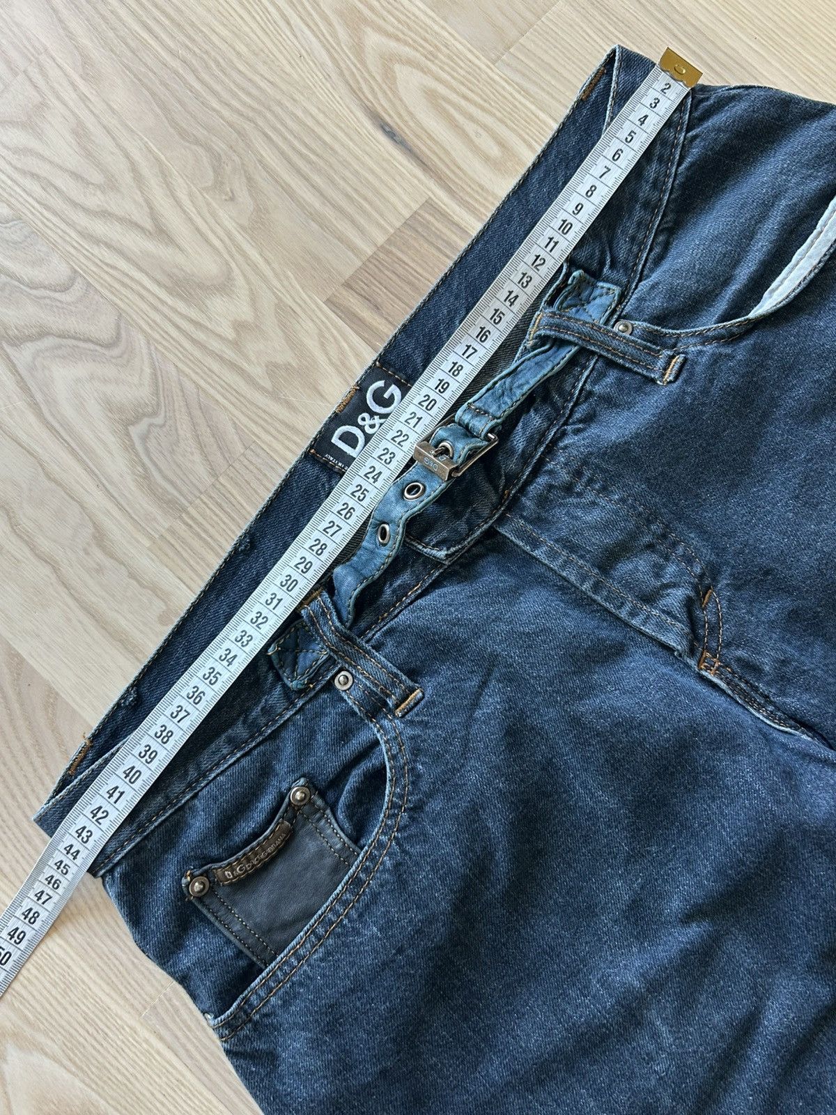 Dolce & Gabbana Dolce & Gabbana AW2004 Archive Bondage Zipper Flare Jeans Size US 33 - 9 Thumbnail