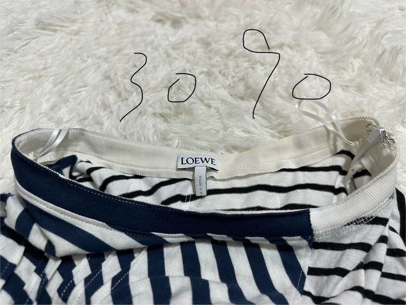 Loewe LOEWE sizeXS Striped half skirt Size 33" - 3 Thumbnail