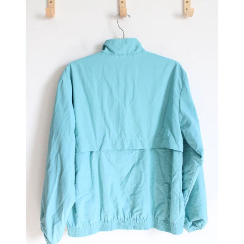 Supreme Supreme Light Blue Classic Logo Taping Track Jacket | M Size US M / EU 48-50 / 2 - 2 Thumbnail