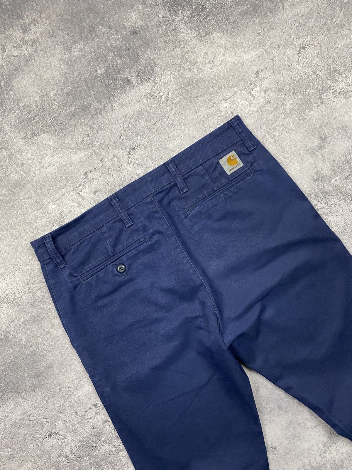 Carhartt Vintage Y2K Carhartt Sid Pant Blue Work Pants Size US 32 / EU 48 - 13 Thumbnail