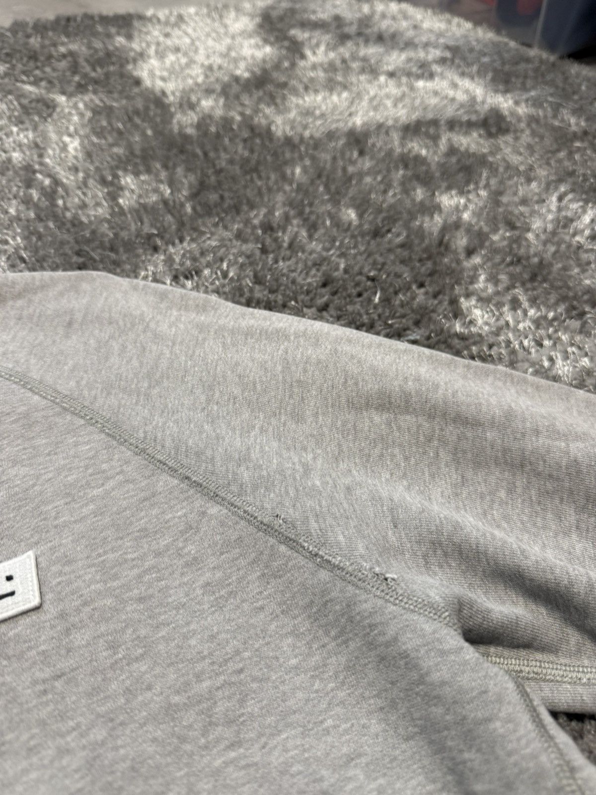 Acne Studios Acne studios face grey sweatshirt Size US M / EU 48-50 / 2 - 3 Thumbnail
