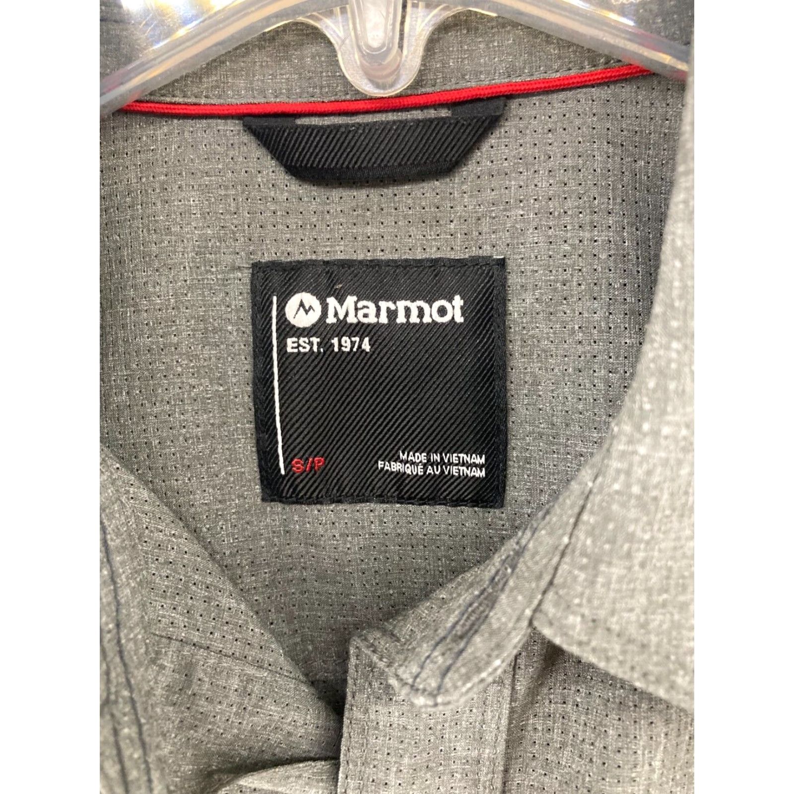 Marmot MARMOT Men’s Shirt Button-Up Long Sleeve Gray Small Outdoor Hiking Casual Travel Workwear Size US S / EU 44-46 / 1 - 7 Thumbnail