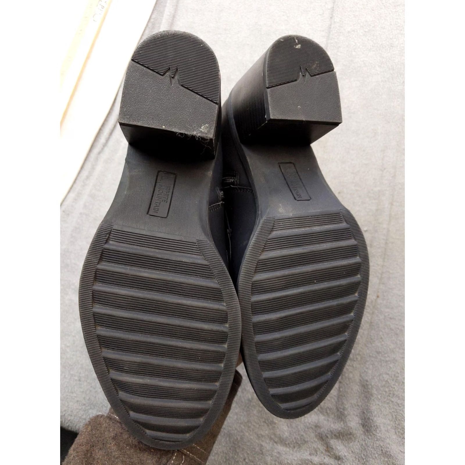 Vintage White Mountain New Delfino Boots Womens Size 9 Black Ankle Combat Buckle Size US 9 / IT 39 - 5 Thumbnail