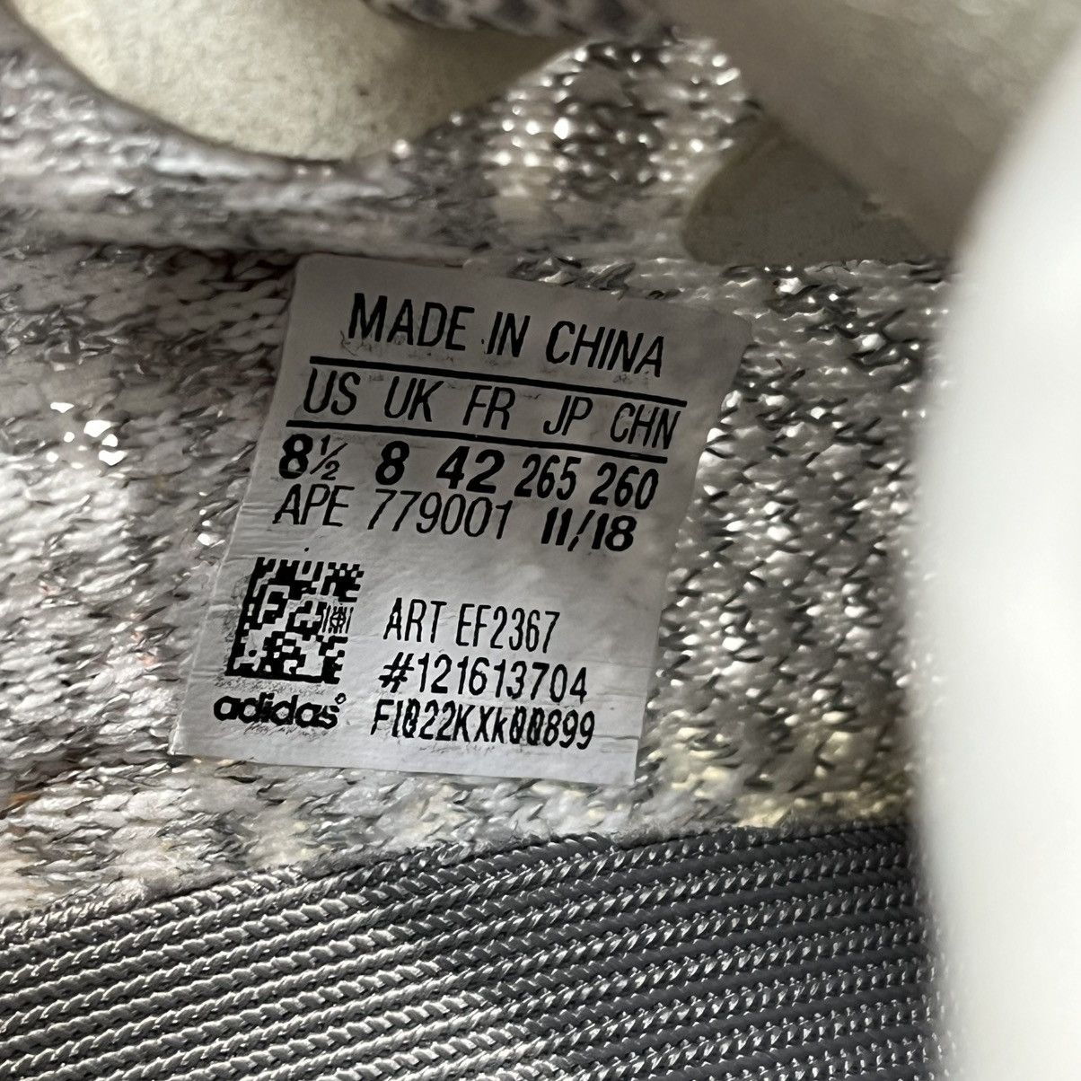 Adidas Adidas Yeezy Boost V2 Static Reflective Size US 8.5 / EU 41-42 - 11 Thumbnail