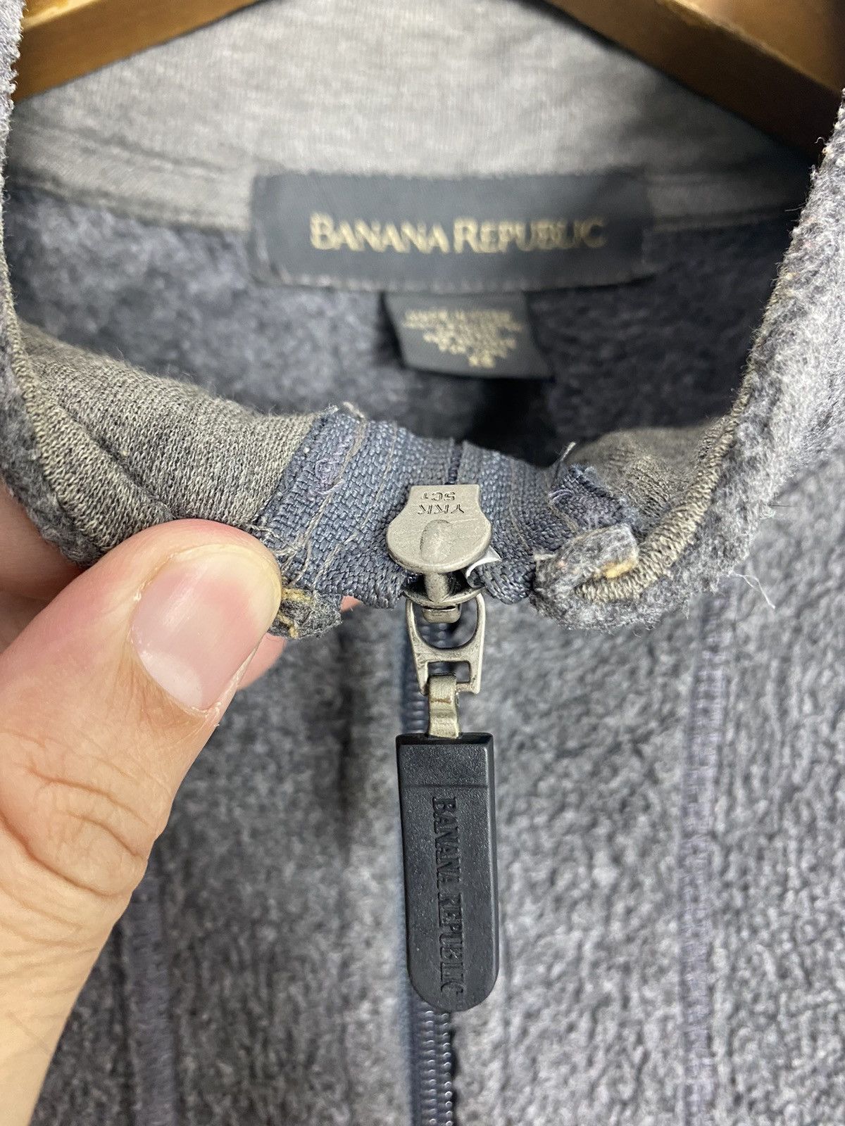 Banana Republic Rare‼️ Banana Republic Fleece Zipper Size US XS / EU 42 / 0 - 4 Thumbnail