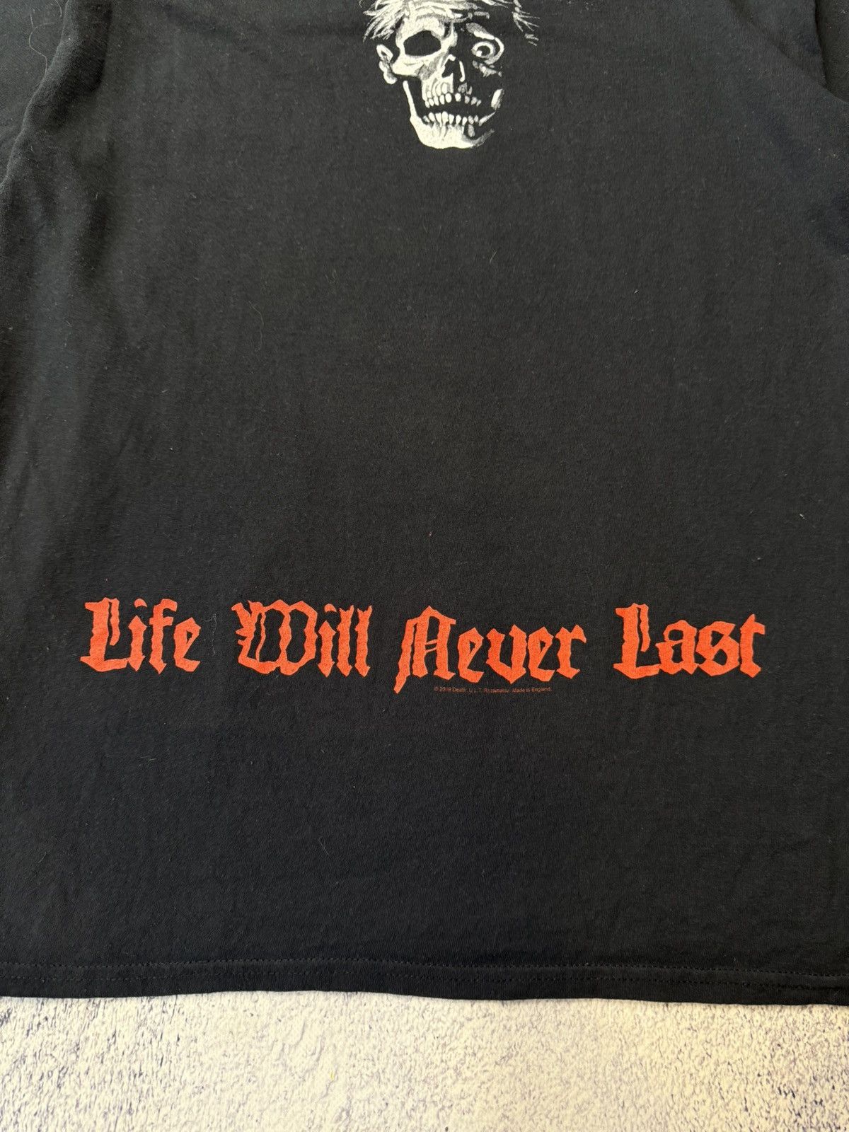 Band Tees Vintage Death 2008 Life Will Never Last Razamataz T-Shirt Size US L / EU 52-54 / 3 - 17 Thumbnail