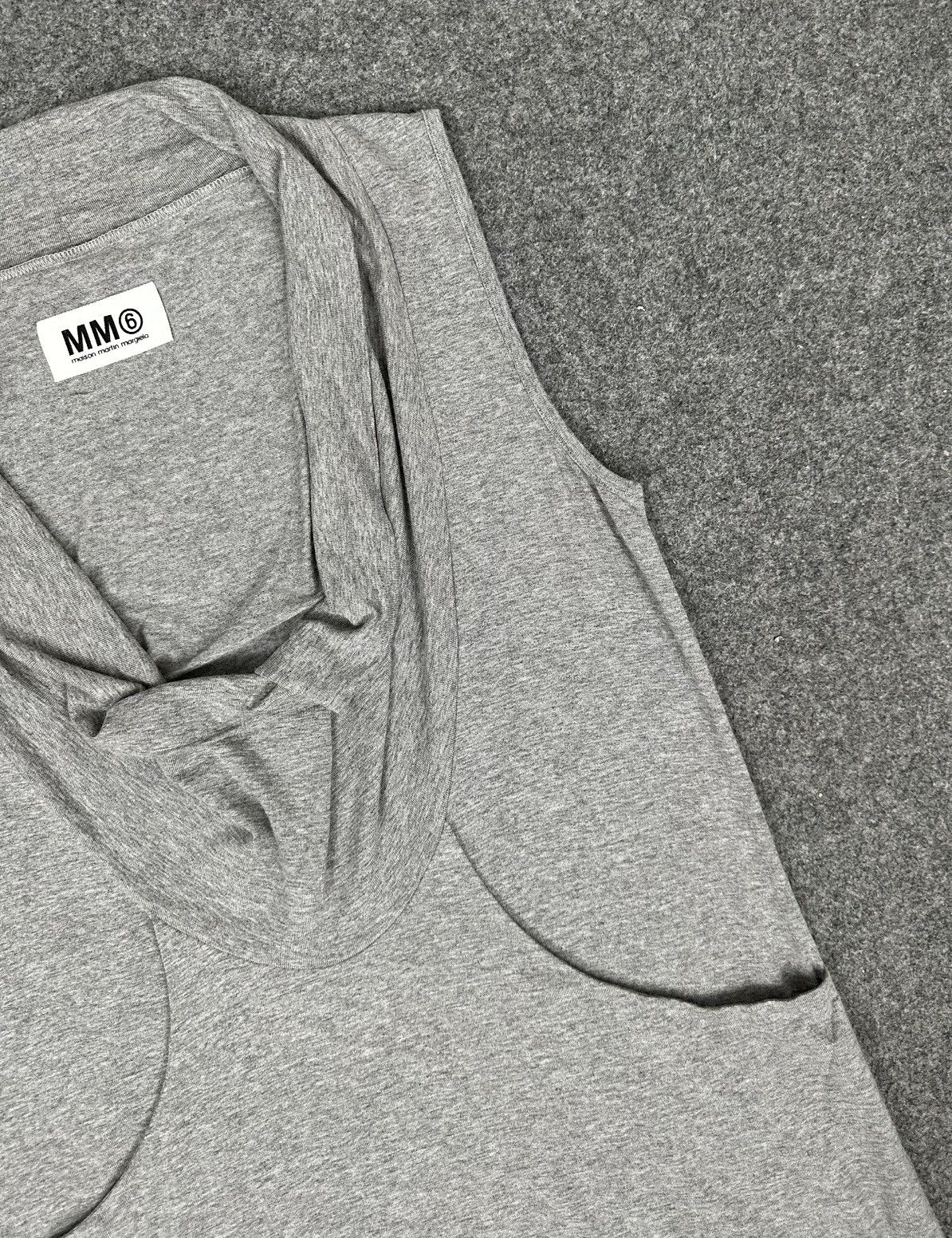 Maison Margiela Maison Margiela - MM6 - Mini Dress Sleeveless - Gray Size M / US 6-8 / IT 42-44 - 5 Thumbnail