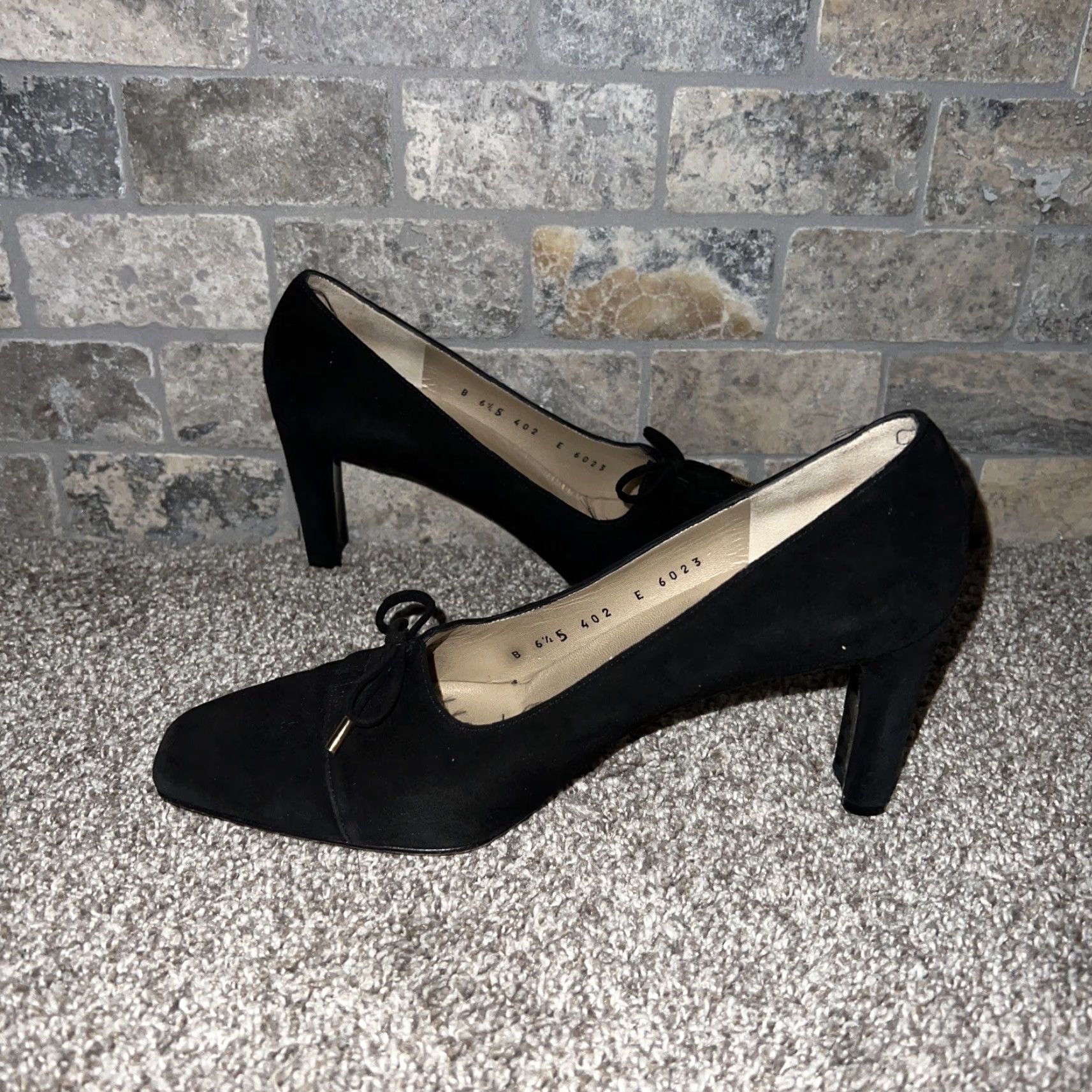 Vintage St John High Heels Womens Black Italy Made 6.5 US Size Size US 7 / IT 37 - 3 Thumbnail