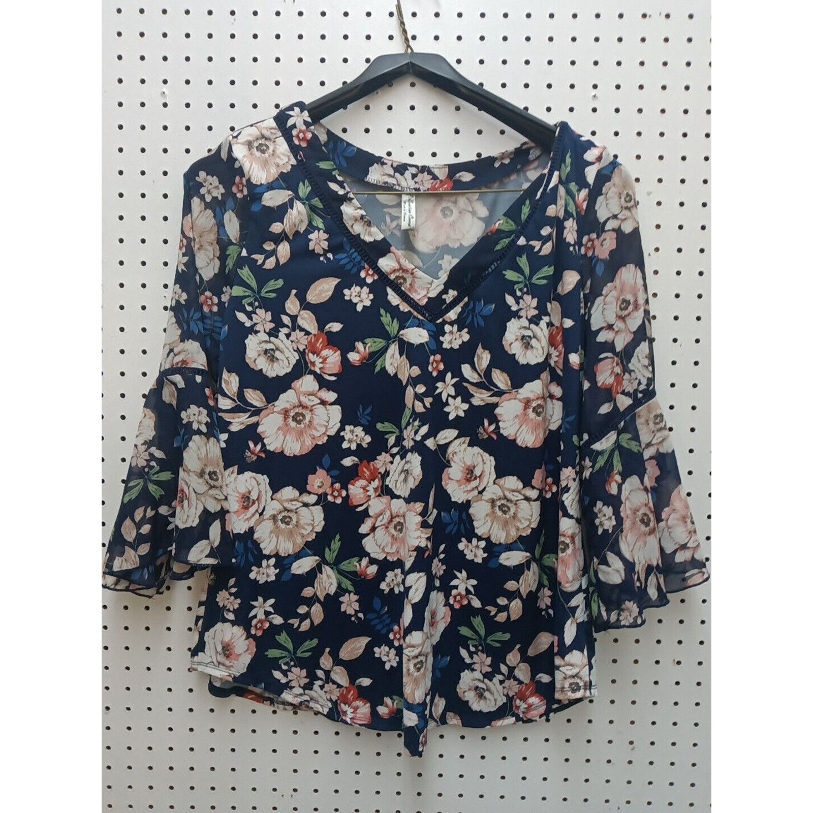 Other PerSeption Plus Size 1X Blouse Floral Multicolored Blouse Size XL / US 12-14 / IT 48-50 - 1 Thumbnail
