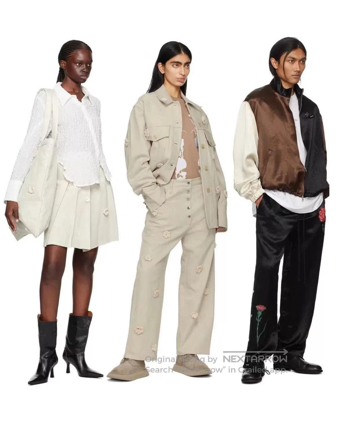 Song For The Mute SFTM 24.1 Silk Buttoned Trousers. Size US 34 / EU 50 - 7 Thumbnail