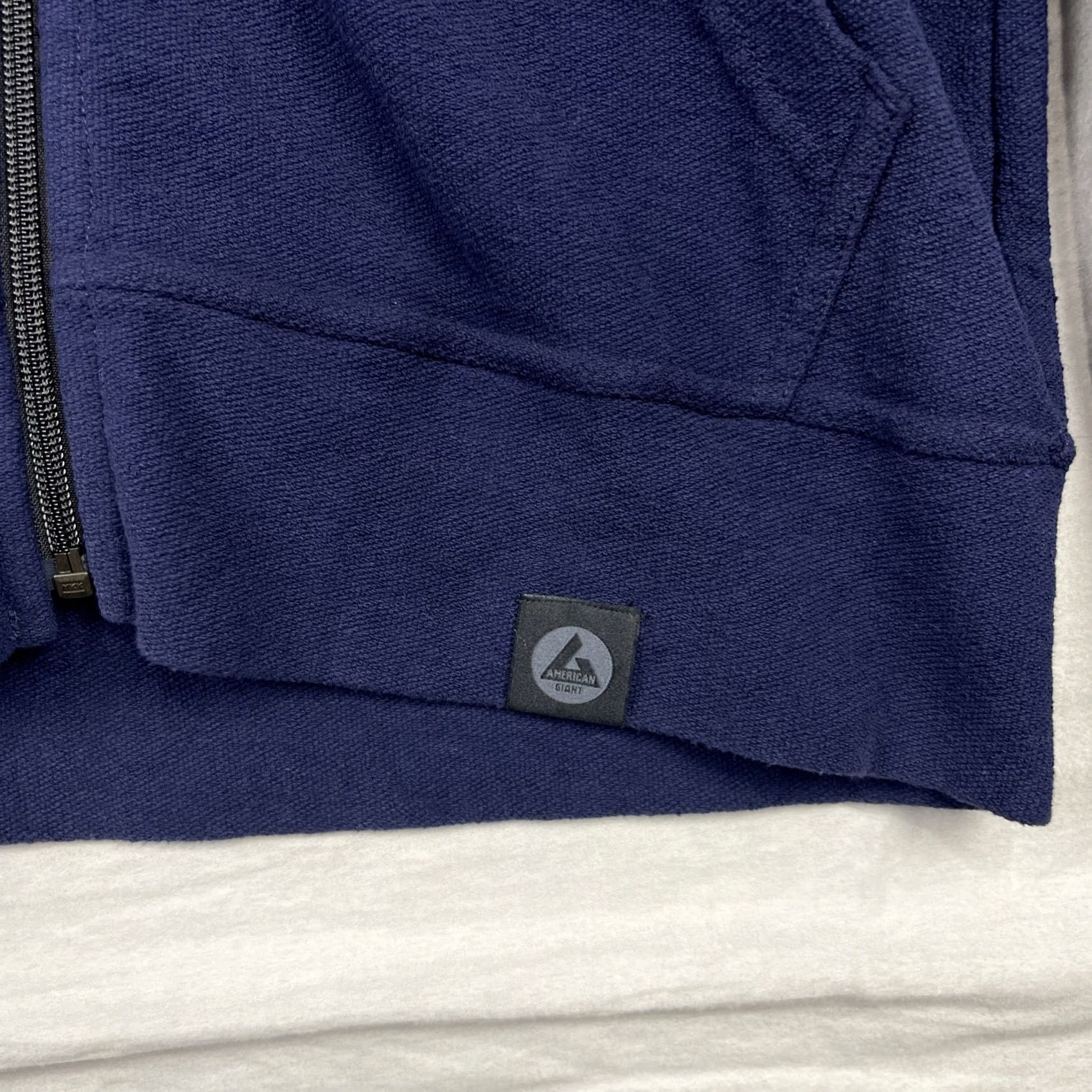 Vintage VINTAGE American Giant Hoodie Mens Small Navy Blue Zip Up Knit Heavyweight Made In USA Size US S / EU 44-46 / 1 - 3 Thumbnail