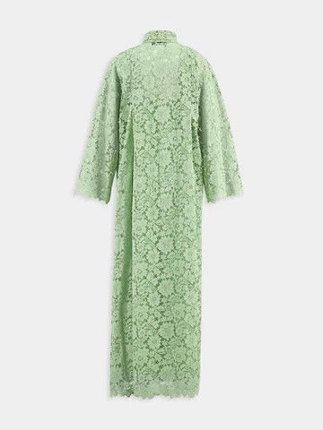 Gucci o1loc1c0226 788774 Lace Maxi Dress in Green Size L / US 10 / IT 46 - 2 Thumbnail