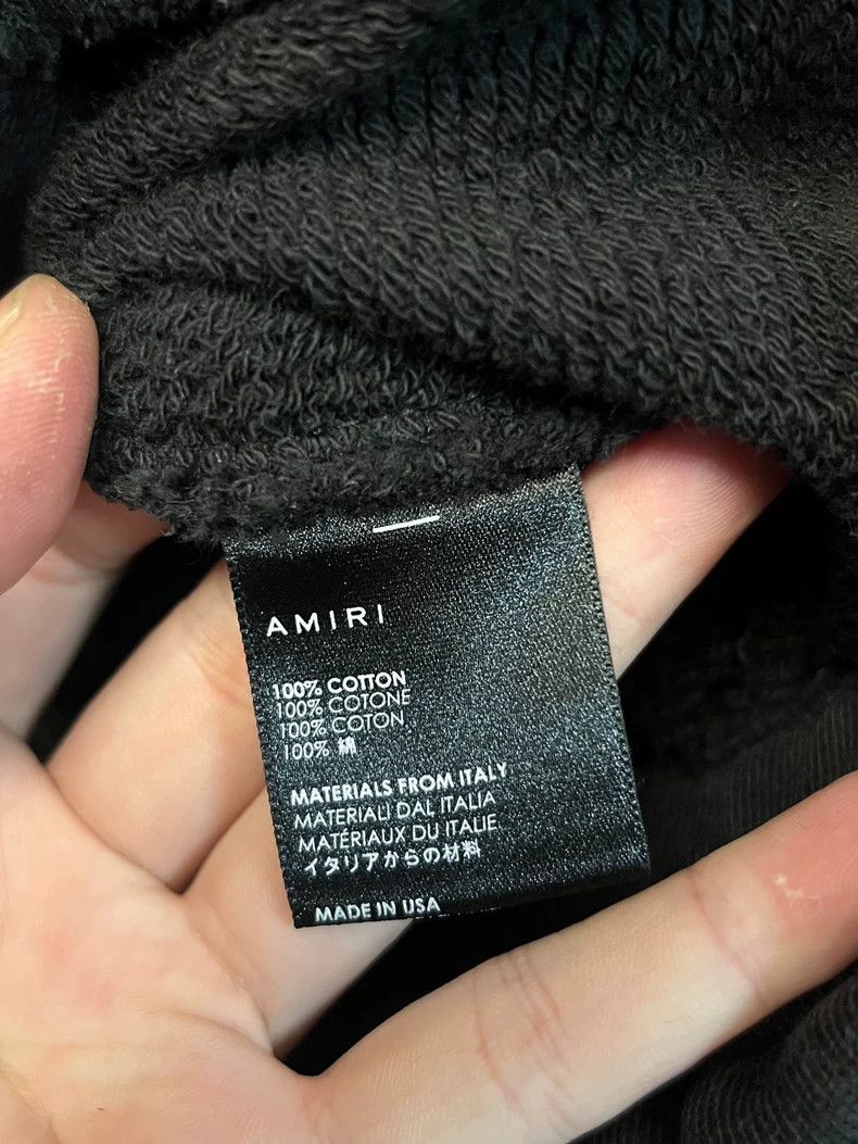 Amiri Amiri size S Gray Destroyed Leather Drawstring Sport Long P Size US 30 / EU 46 - 7 Thumbnail