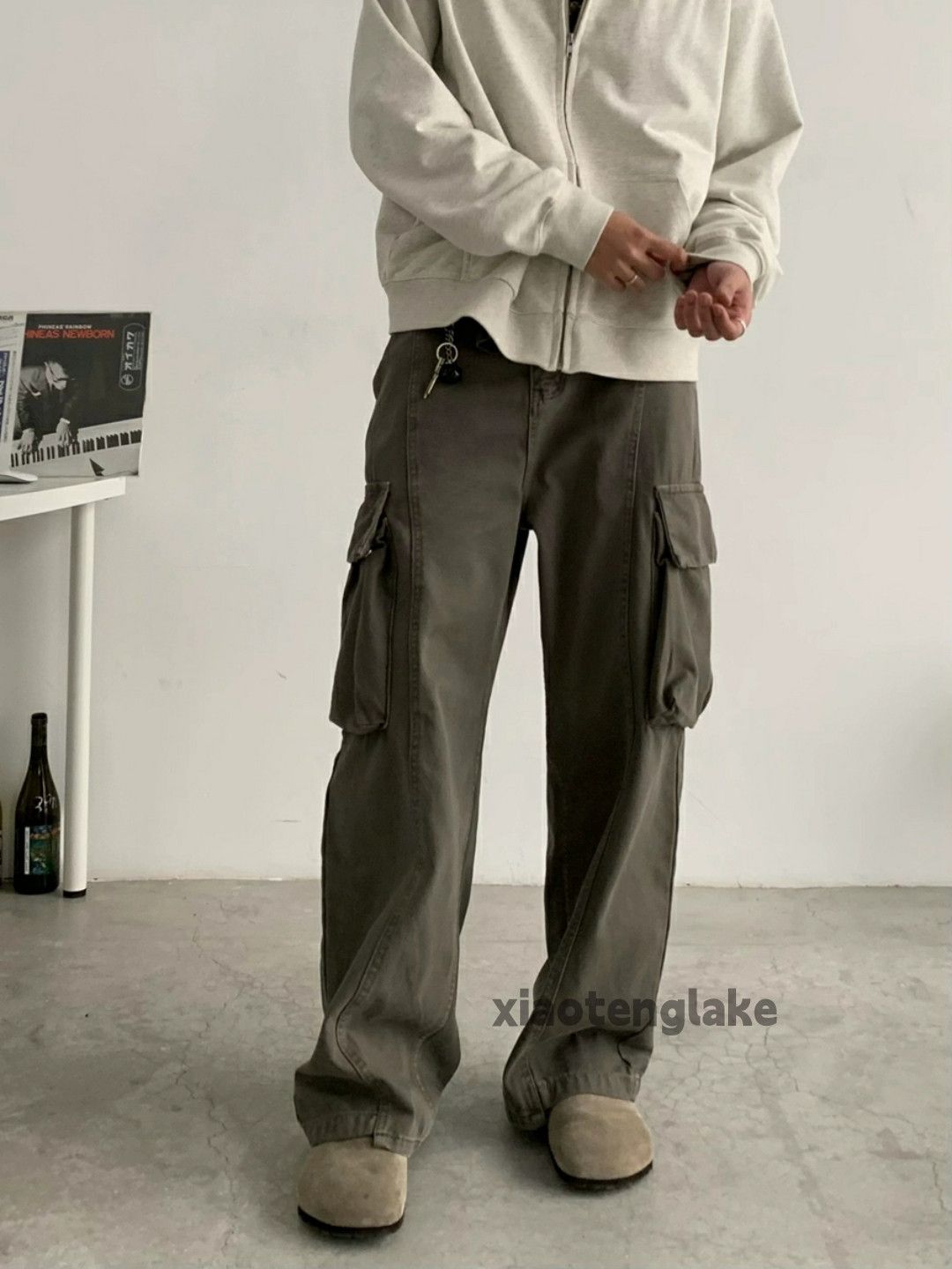 Designer × Japanese Brand × Vintage washed faded military outdoor loose baggy cargo pants Size US 34 / EU 50 - 2 Thumbnail