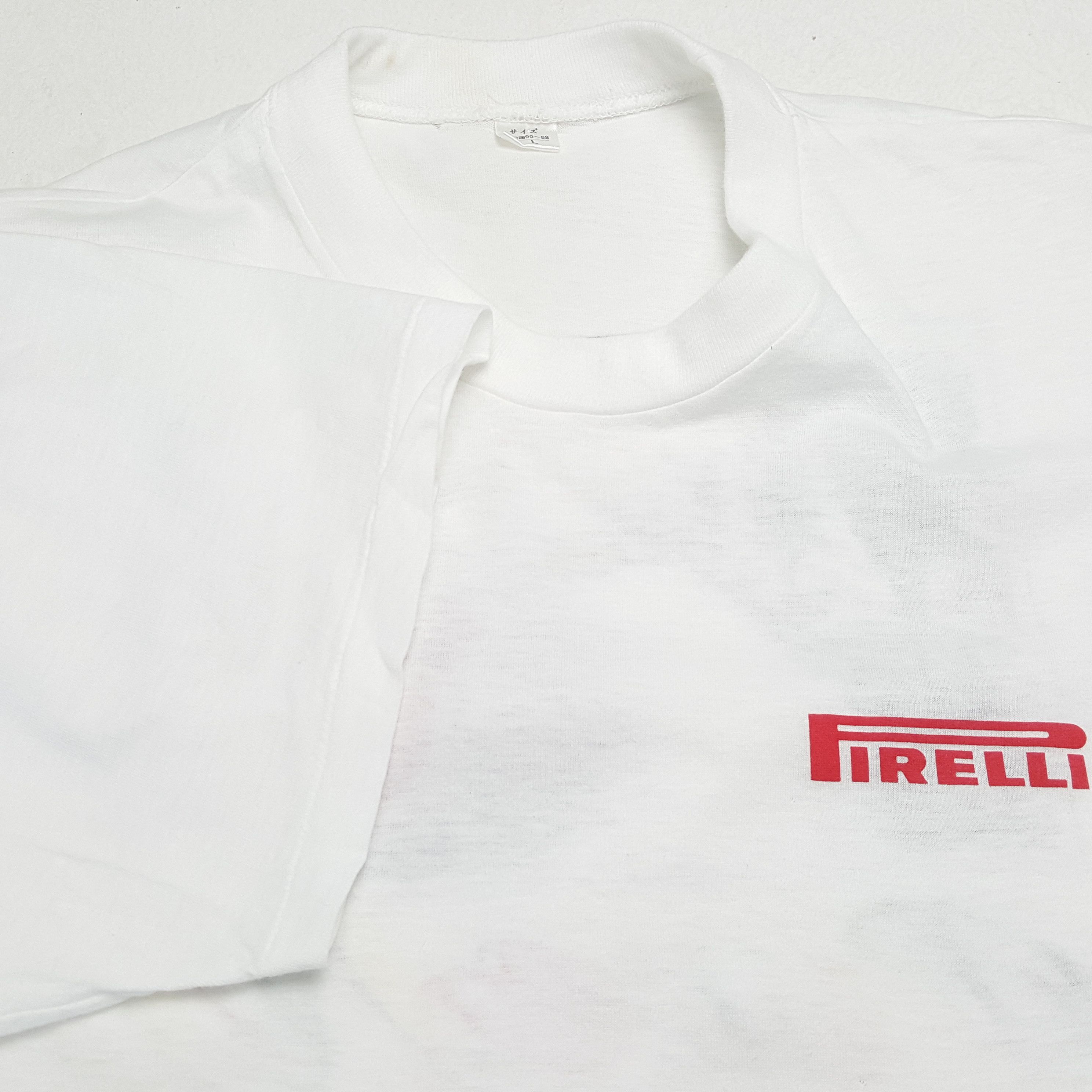 Pirelli × Vintage PIRELLI Tshirt Backprint Design Cars Design Size US M / EU 48-50 / 2 - 6 Thumbnail