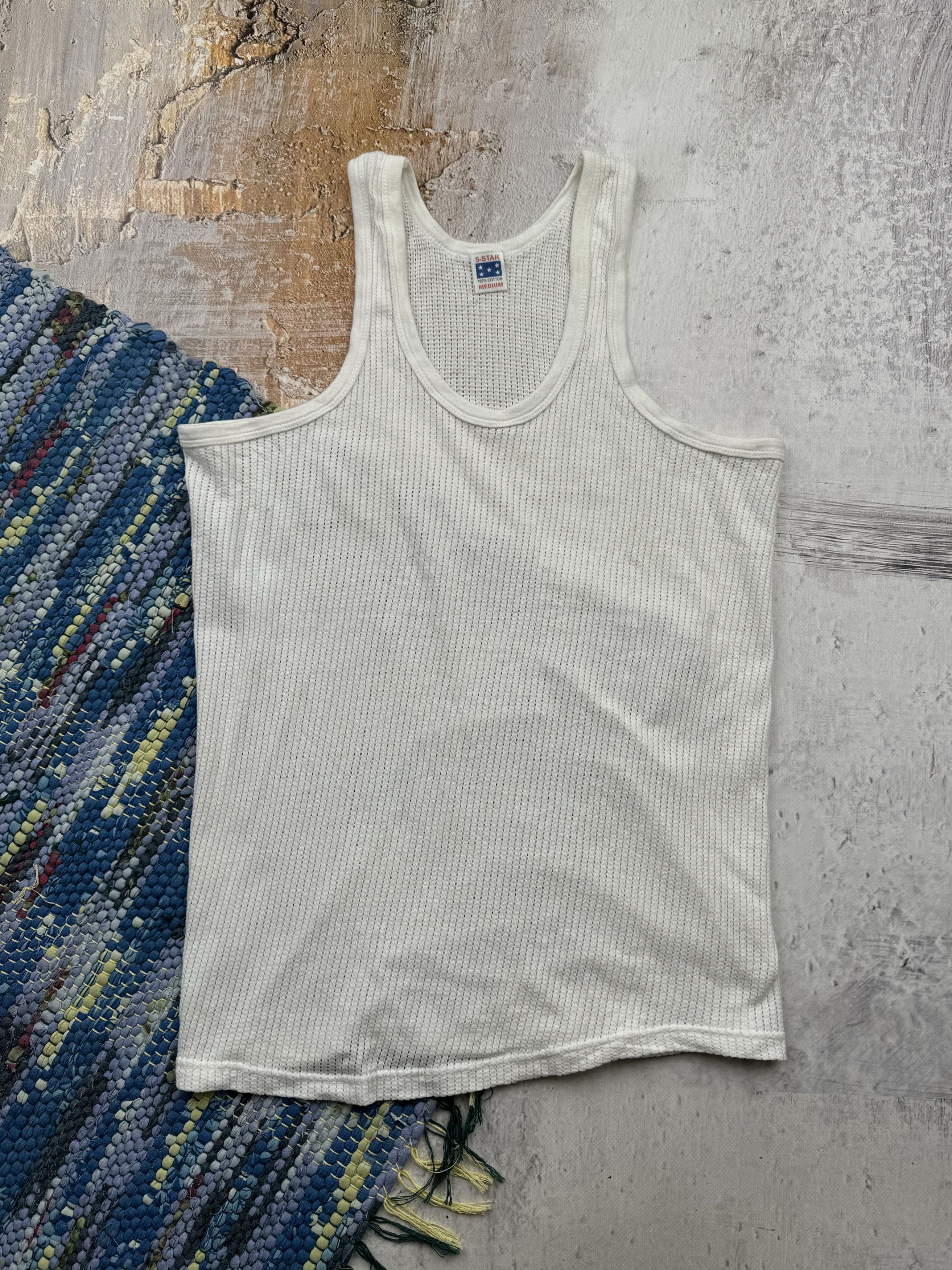 Vintage Vintage Mesh Tank Top A681(36) Size US M / EU 48-50 / 2 - 1 Thumbnail