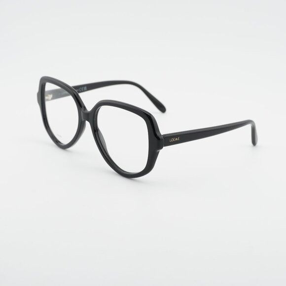 Loewe LW50078I 001 Eyeglasses Shiny Black 54mm Geometric