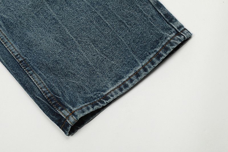 Japanese Brand American high street vibe vintage washed distressed jeans Size US 32 / EU 48 - 6 Thumbnail