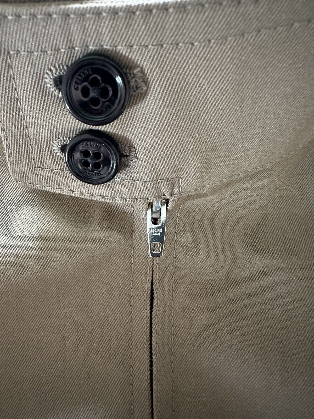 Celine × Hedi Slimane SS19 Harrington-style Jacket Beige Camel Bomber 44 xs Size US S / EU 44-46 / 1 - 9 Thumbnail