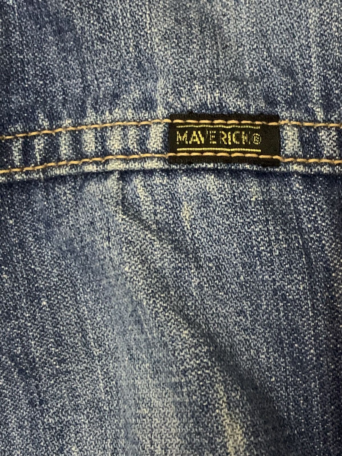 Vintage Vintage 80’s Maverick Flare Denim Jacket Size US S / EU 44-46 / 1 - 3 Thumbnail