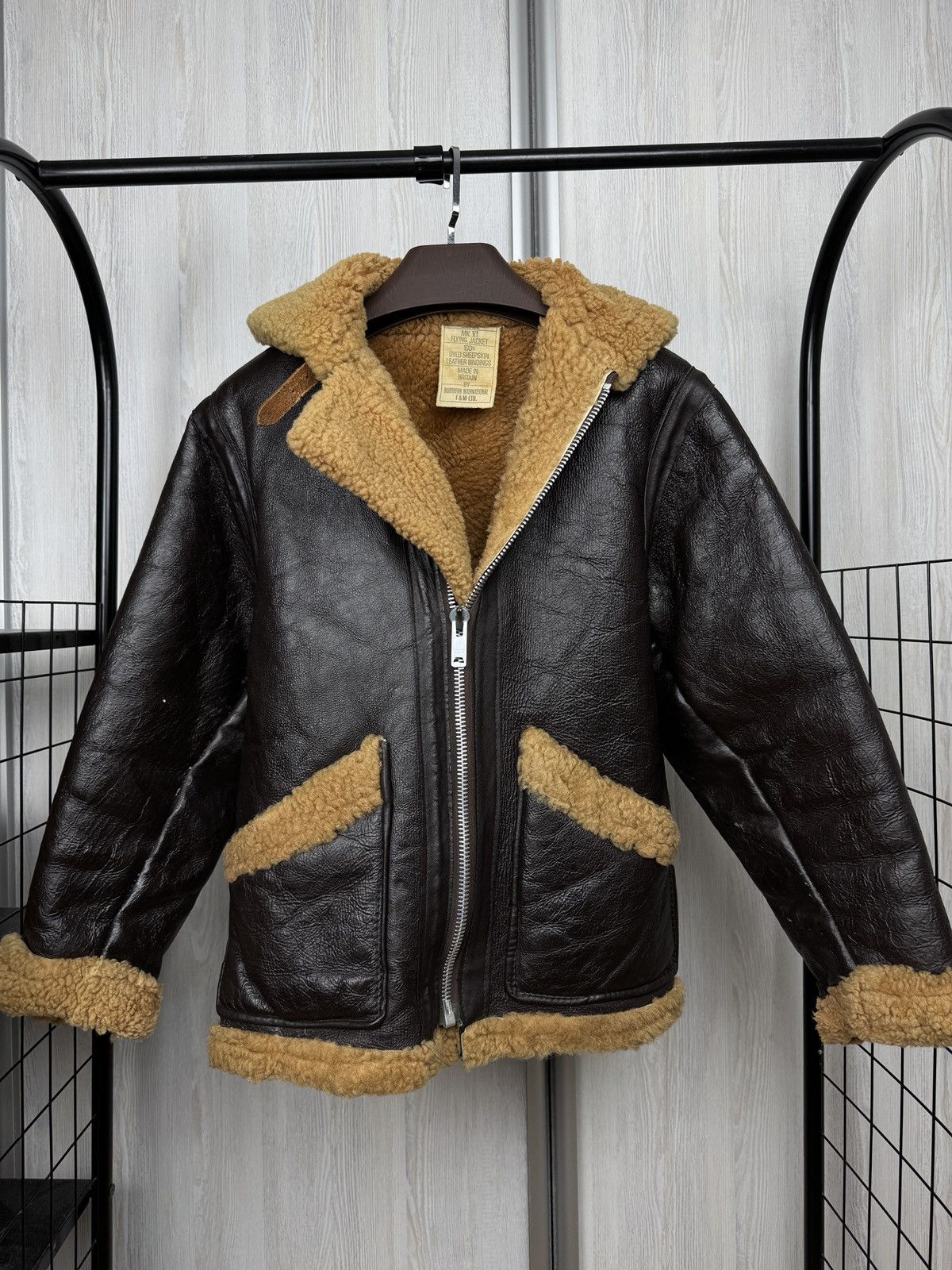 Other 60s WW2 MK VI Flying Jacket Britain Northern International Size US S / EU 44-46 / 1 - 2 Thumbnail