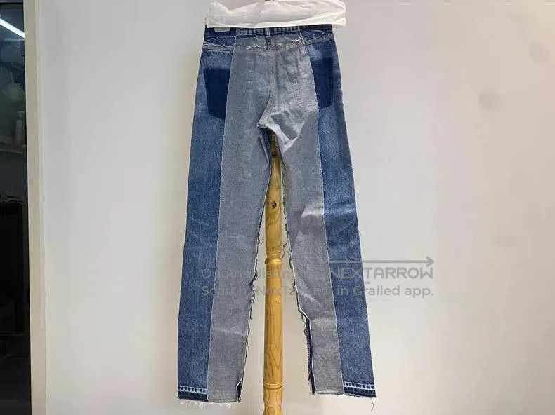 Maison Margiela Maison Margiela Washed Deconstructed Denim Pants. Size US 38 / EU 54 - 2 Thumbnail