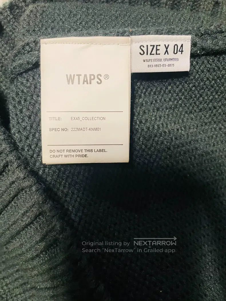 Wtaps Wtaps Letter Knit Vest Size US XL / EU 56 / 4 - 4 Thumbnail