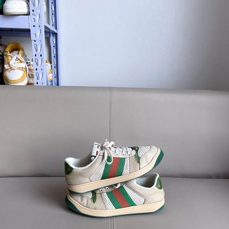 Gucci Gucci Screener Distressed Sneakers for Men - Size US 8 / EU 41 - 6 Thumbnail