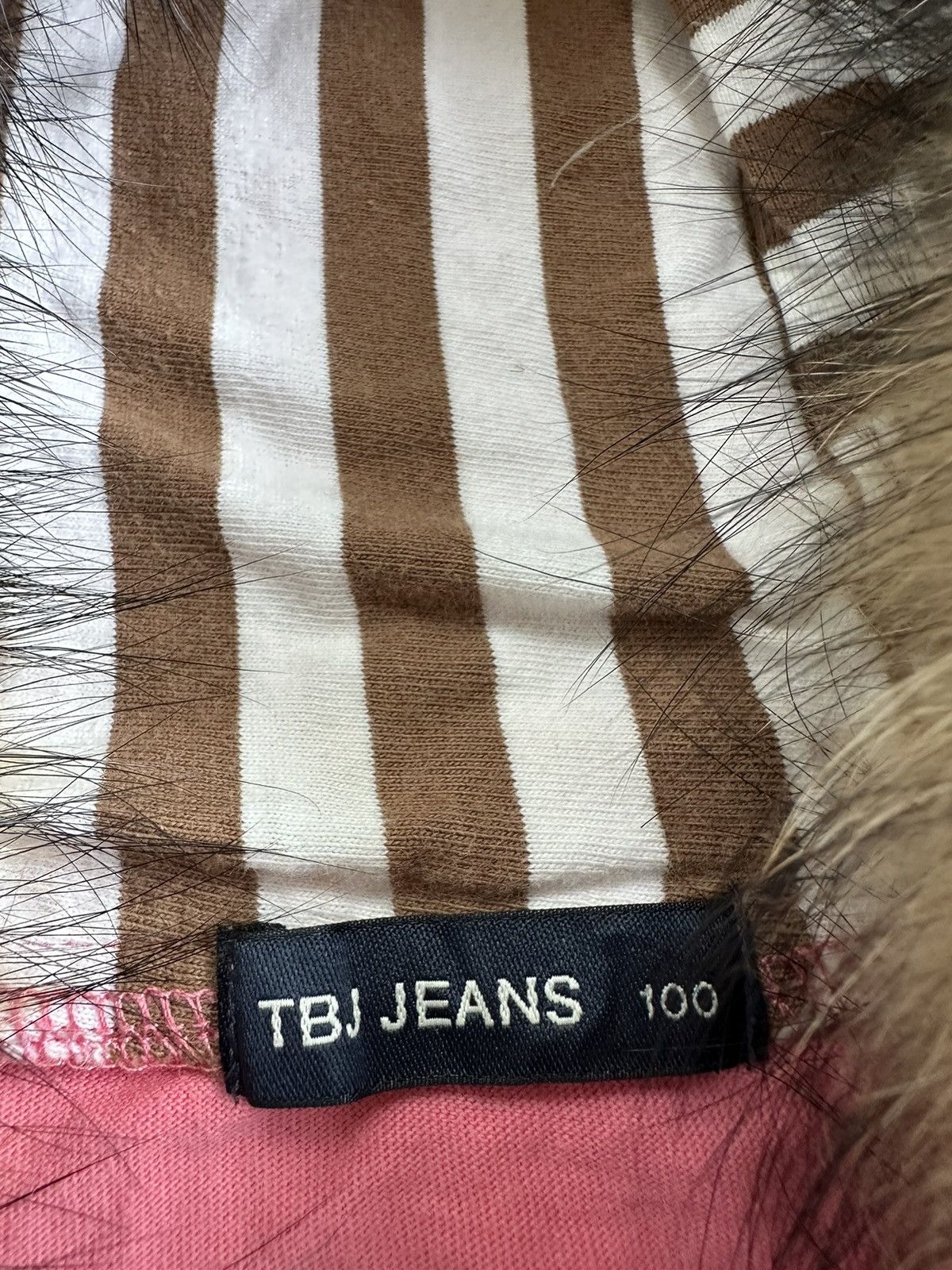 Japanese Brand TBJ STRIPED DOUBLE LAYER FUR LIGHT HOODIE HYSTERIC LGB STYLE Size US M / EU 48-50 / 2 - 7 Thumbnail