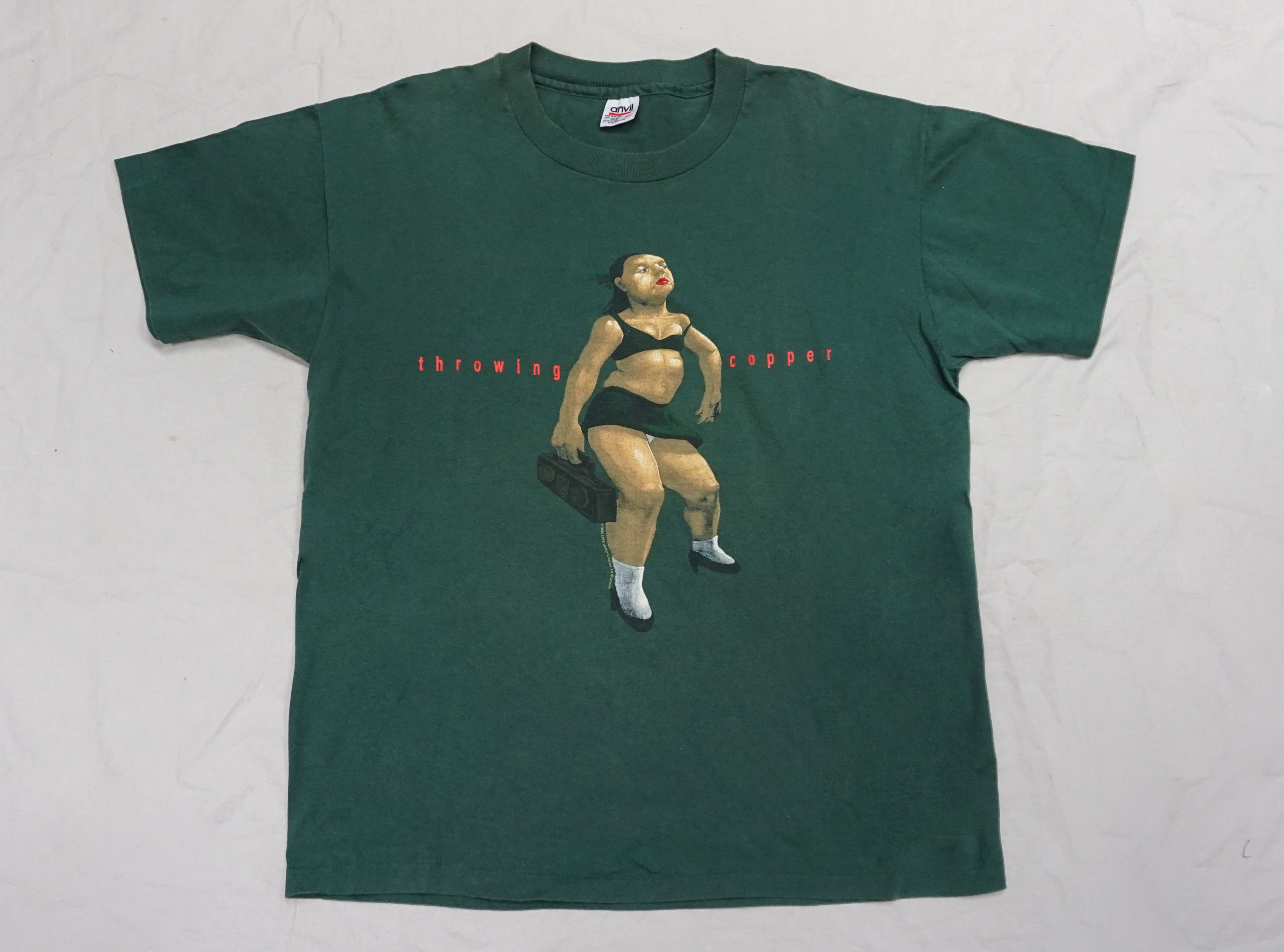Band Tees × Mostly Heard Rarely Seen × Vintage Live "Throwing Copper Fall Tour " Album cover T-shirt Size US XL / EU 56 / 4 - 1 Thumbnail