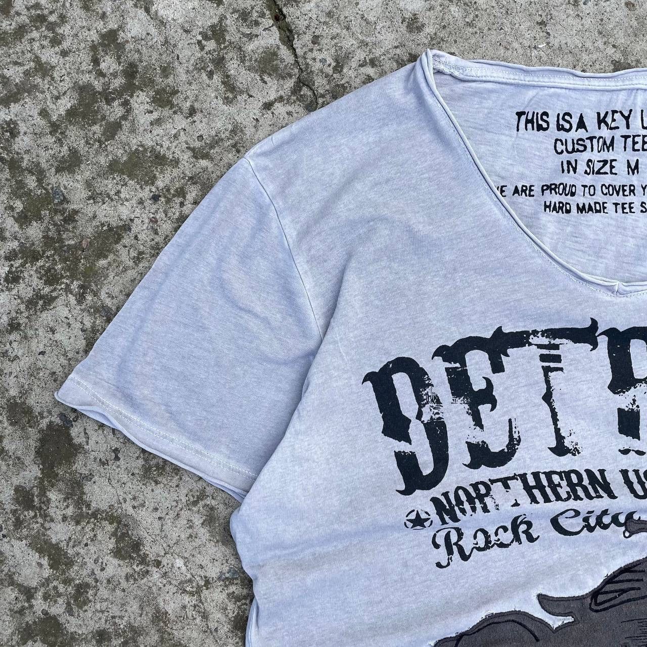 POST ARCHIVE FACTION (PAF) Vintage Detroit T-shirts Grunge Tee Moto Y2K 00s Avantgarde Size US M / EU 48-50 / 2 - 8 Thumbnail