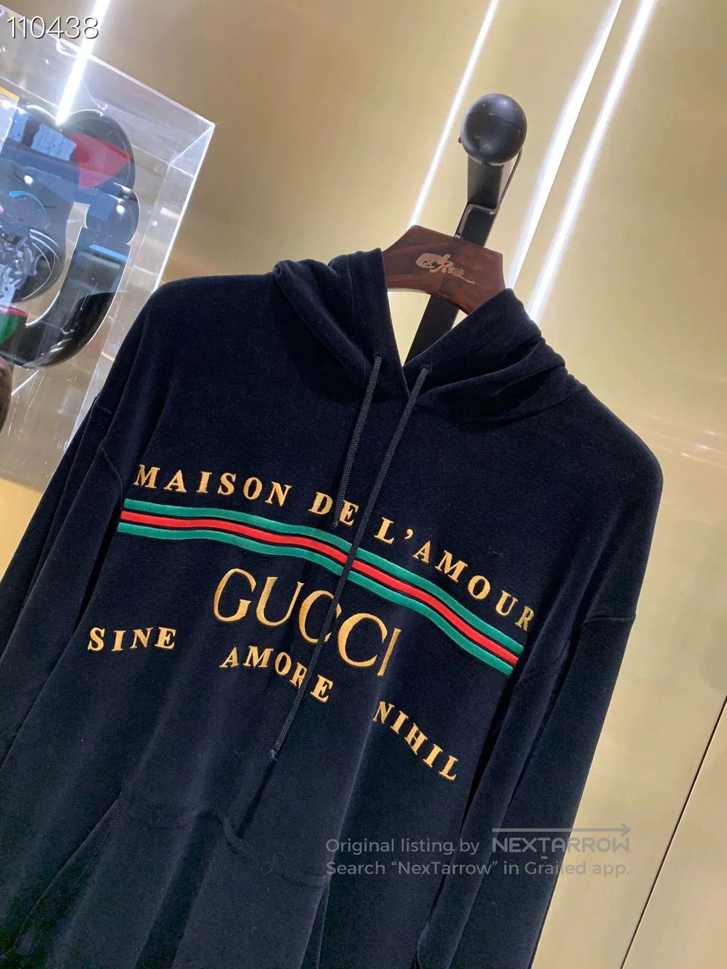 Gucci Gucci Black Velvet Sweatshirt L Size. Size US L / EU 52-54 / 3 - 3 Thumbnail