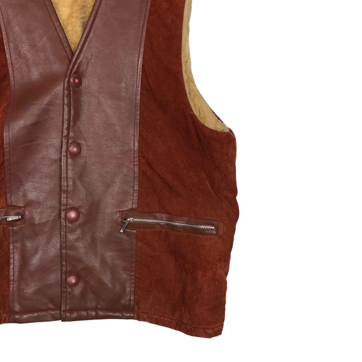 Japanese Brand 📌Authentic Men's Style Tank Top Leather Biker Size US M / EU 48-50 / 2 - 6 Thumbnail