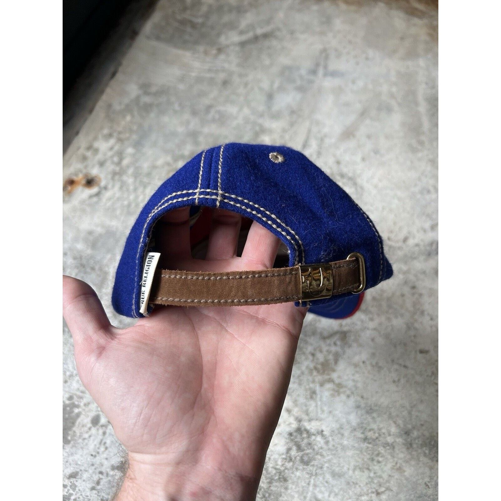 True Religion NWT True Religion Hat Rare Y2K Distressed Vintage Wool Size ONE SIZE - 2 Thumbnail