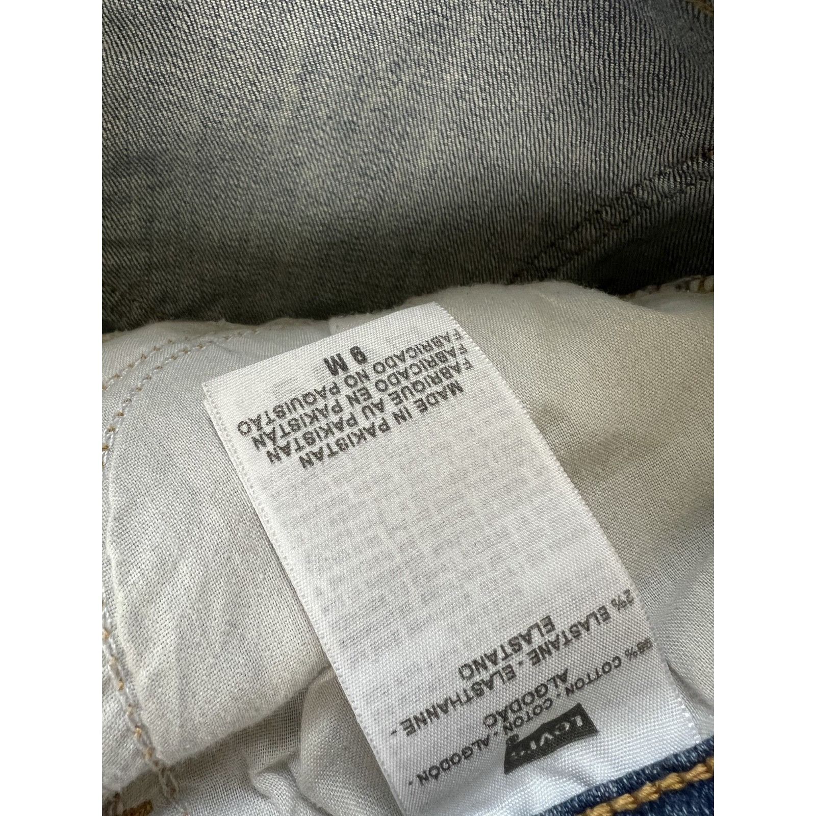 Levi's Levi's 524 Too Superlow Jeans Women's 9 M 30x29 Low Rise Str Size 29" - 3 Thumbnail